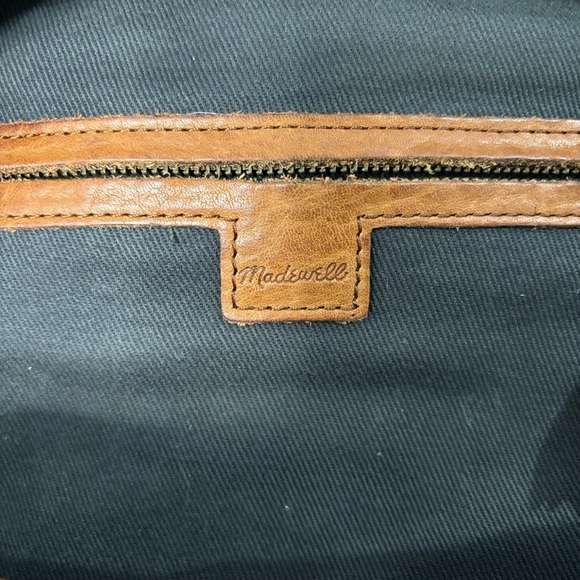 Madewell Lorimer Full Size Leather Backpack Cognac Brown G2015 main image 4
